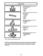 Предварительный просмотр 28 страницы Panasonic MCCG902 - CANISTER VACUUM - MULTI LANGUAGE Operating Instruction