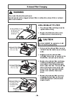 Предварительный просмотр 36 страницы Panasonic MCCG902 - CANISTER VACUUM - MULTI LANGUAGE Operating Instruction