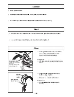 Preview for 16 page of Panasonic MCCG902 - CANISTER VACUUM - MULTI LANGUAGE Operating	 Instruction