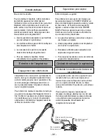 Preview for 31 page of Panasonic MCCG902 - CANISTER VACUUM - MULTI LANGUAGE Operating	 Instruction