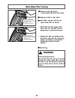 Preview for 34 page of Panasonic MCCG902 - CANISTER VACUUM - MULTI LANGUAGE Operating	 Instruction