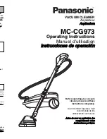 Предварительный просмотр 1 страницы Panasonic MCCG973 - CANISTER VAC - MULTI LANGUAGE Operating Instructions Manual