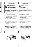 Предварительный просмотр 45 страницы Panasonic MCCG973 - CANISTER VAC - MULTI LANGUAGE Operating Instructions Manual