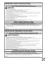 Предварительный просмотр 4 страницы Panasonic MCCL485 - CANISTER VACUUM - MULTI LANGUAGE Operating Instructions Manual