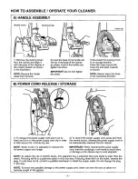 Предварительный просмотр 5 страницы Panasonic MCE583 - UPRIGHT VAC.-PLAT Operating Instructions Manual