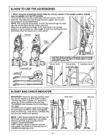 Предварительный просмотр 8 страницы Panasonic MCE583 - UPRIGHT VAC.-PLAT Operating Instructions Manual