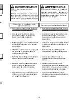 Предварительный просмотр 31 страницы Panasonic MCGG773 - UPRIGHT VACUUM - MULTI LANGUAGE Operating Instructions Manual