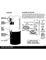 Preview for 9 page of Panasonic MCH1000 - BUILT-IN VACUUM SYS Operating Instructions Manual