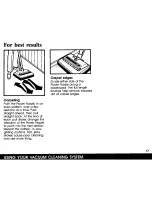 Preview for 17 page of Panasonic MCH1000 - BUILT-IN VACUUM SYS Operating Instructions Manual