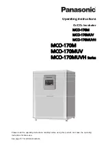 Preview for 1 page of Panasonic MCO-170M Series Operating Instructions Manual