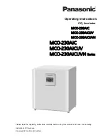 Panasonic MCO-230AIC Operating Instructions Manual preview