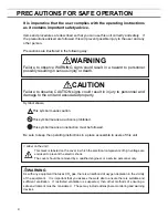 Preview for 6 page of Panasonic MCO-230AIC Operating Instructions Manual