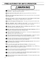 Preview for 8 page of Panasonic MCO-230AIC Operating Instructions Manual