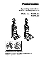 Panasonic MCU-L424 Operating Instructions Manual предпросмотр