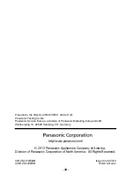 Предварительный просмотр 44 страницы Panasonic MCU-L424 Operating Instructions Manual