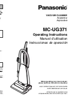 Предварительный просмотр 1 страницы Panasonic MCUG371 - UPRIGHT VAC - MULTI LANGUAGE Operating Instructions Manual