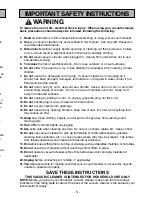 Предварительный просмотр 5 страницы Panasonic MCUG371 - UPRIGHT VAC - MULTI LANGUAGE Operating Instructions Manual