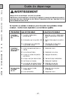 Предварительный просмотр 37 страницы Panasonic MCUG383 - UPRIGHT VACUUM - MULTI LANGUAGE Operating Instructions Manual