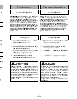 Предварительный просмотр 23 страницы Panasonic MCUG775 - UPRIGHT VACUUM - MULTI LANGUAGE Operating Instructions Manual