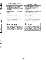 Предварительный просмотр 33 страницы Panasonic MCUG775 - UPRIGHT VACUUM - MULTI LANGUAGE Operating Instructions Manual