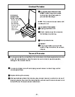 Предварительный просмотр 20 страницы Panasonic MCUG787 - PLATINUM UPRIGHT VACUUM Operating Instructions Manual