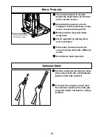 Предварительный просмотр 22 страницы Panasonic MCUG787 - PLATINUM UPRIGHT VACUUM Operating Instructions Manual