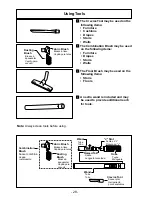 Предварительный просмотр 28 страницы Panasonic MCUG787 - PLATINUM UPRIGHT VACUUM Operating Instructions Manual