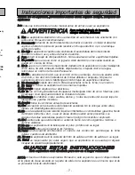 Предварительный просмотр 7 страницы Panasonic MCUL671 - UPRIGHT VAC - MULTI LANGUAGE Operating Instructions Manual