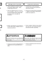 Предварительный просмотр 27 страницы Panasonic MCUL671 - UPRIGHT VAC - MULTI LANGUAGE Operating Instructions Manual