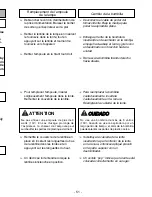 Предварительный просмотр 51 страницы Panasonic MCUL675 - UPRIGHT VAC - MULTI LANGUAGE Operating Instructions Manual