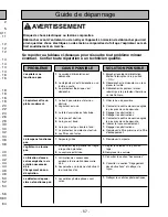 Предварительный просмотр 57 страницы Panasonic MCUL675 - UPRIGHT VAC - MULTI LANGUAGE Operating Instructions Manual