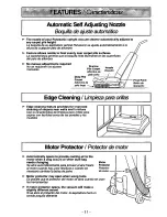 Предварительный просмотр 11 страницы Panasonic MCV110 - COMMERCIAL VACUUM Operating Instructions Manual