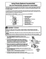 Предварительный просмотр 13 страницы Panasonic MCV210 - COMMERCIAL VACUUM Operating Instructions Manual