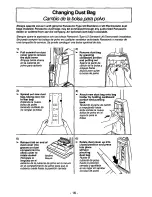 Предварительный просмотр 16 страницы Panasonic MCV215 - COMMERCIAL VACUUM Operating Instructions Manual