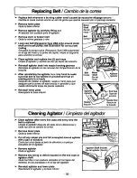 Предварительный просмотр 18 страницы Panasonic MCV215 - COMMERCIAL VACUUM Operating Instructions Manual