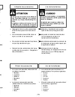 Предварительный просмотр 23 страницы Panasonic MCV225 - COMMERCIAL VACUUM Operating Instructions Manual