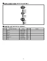 Preview for 9 page of Panasonic MCV225 - COMMERCIAL VACUUM Service Manual