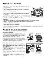 Preview for 17 page of Panasonic MCV225 - COMMERCIAL VACUUM Service Manual