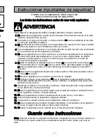 Preview for 7 page of Panasonic MCV3110 - COMMERCIAL VACUUM Operating Instructions Manual