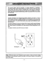 Предварительный просмотр 7 страницы Panasonic MCV315 - COMMERCIAL VACUUM Operating Instructions Manual