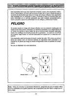 Предварительный просмотр 8 страницы Panasonic MCV315 - COMMERCIAL VACUUM Operating Instructions Manual