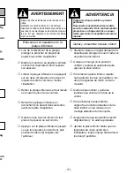 Предварительный просмотр 31 страницы Panasonic MCV325 - COMMERCIAL VACUUM Operating Instructions Manual