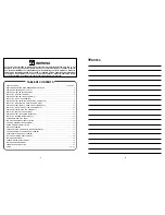 Предварительный просмотр 2 страницы Panasonic MCV325 - COMMERCIAL VACUUM Service Manual