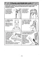 Предварительный просмотр 32 страницы Panasonic MCV5017 - UPRIGHT VACUUM-QKDR Operating Instructions Manual