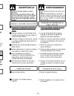 Предварительный просмотр 25 страницы Panasonic MCV5037 - UPRIGHT VACUUM Operating Instructions Manual