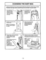 Предварительный просмотр 12 страницы Panasonic MCV5117 - UPRIGHT VACUUM-QKDR Operating Instructions Manual