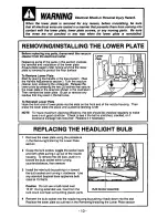 Предварительный просмотр 13 страницы Panasonic MCV5117 - UPRIGHT VACUUM-QKDR Operating Instructions Manual