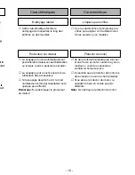 Предварительный просмотр 19 страницы Panasonic MCV5203 - COMMERCIAL VACUUM Operating Instructions Manual