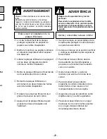 Предварительный просмотр 29 страницы Panasonic MCV5203 - COMMERCIAL VACUUM Operating Instructions Manual