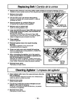 Предварительный просмотр 16 страницы Panasonic MCV5227 - UPRIGHT VACUUM Operating Instructions Manual